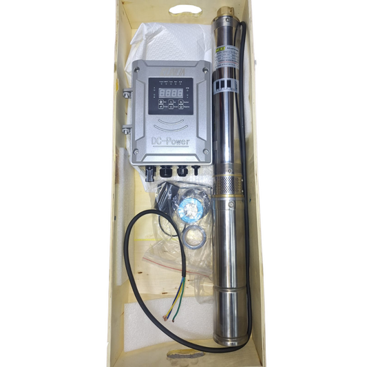 Kunda 1000W Solar Submersible Water Pump – DC96V, 110m Head, 3.5m³/h Flow