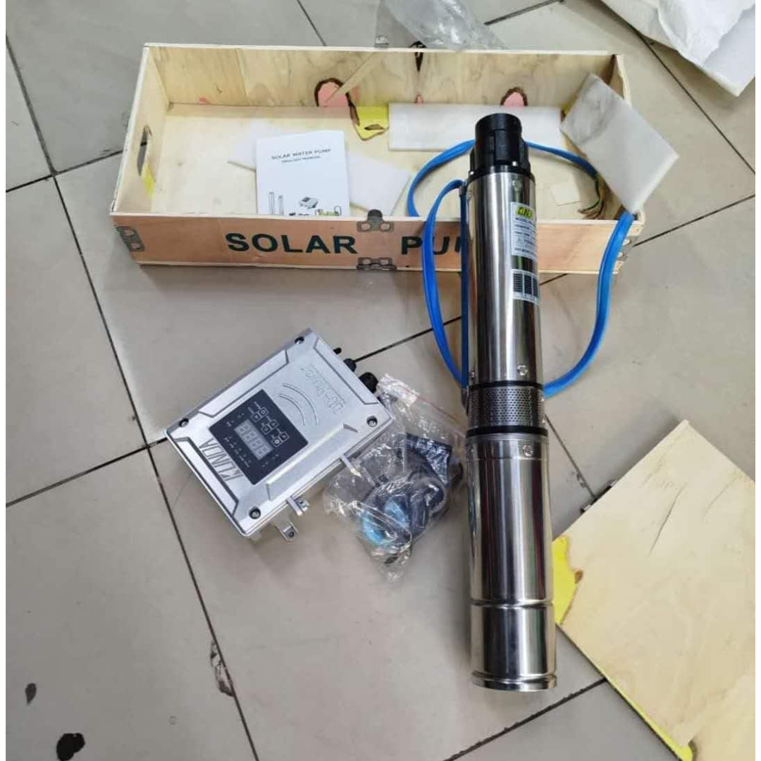 Kunda 1000W Solar Submersible Water Pump – DC96V, 110m Head, 3.5m³/h Flow