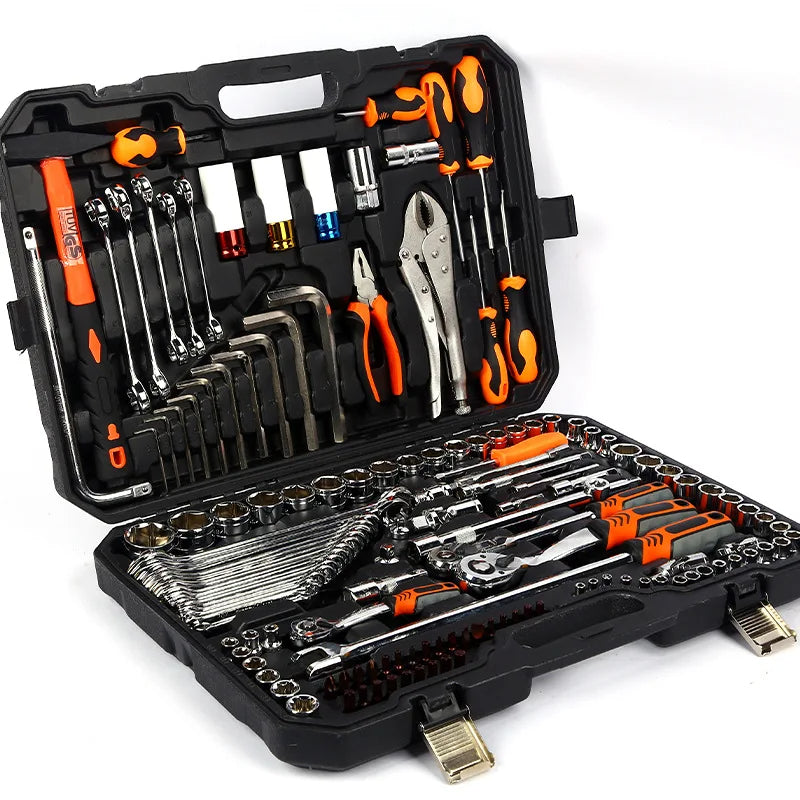 Combination 142-Piece Steam Turbine Repair Set – Wrench & Pliers Tool Kit