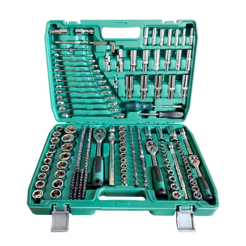 216Pcs Full Set Socket Wrench & Maintenance Toolbox