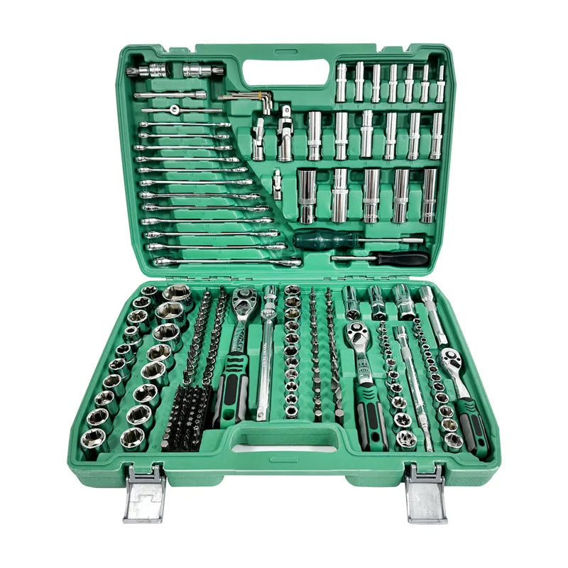 216Pcs Full Set Socket Wrench & Maintenance Toolbox