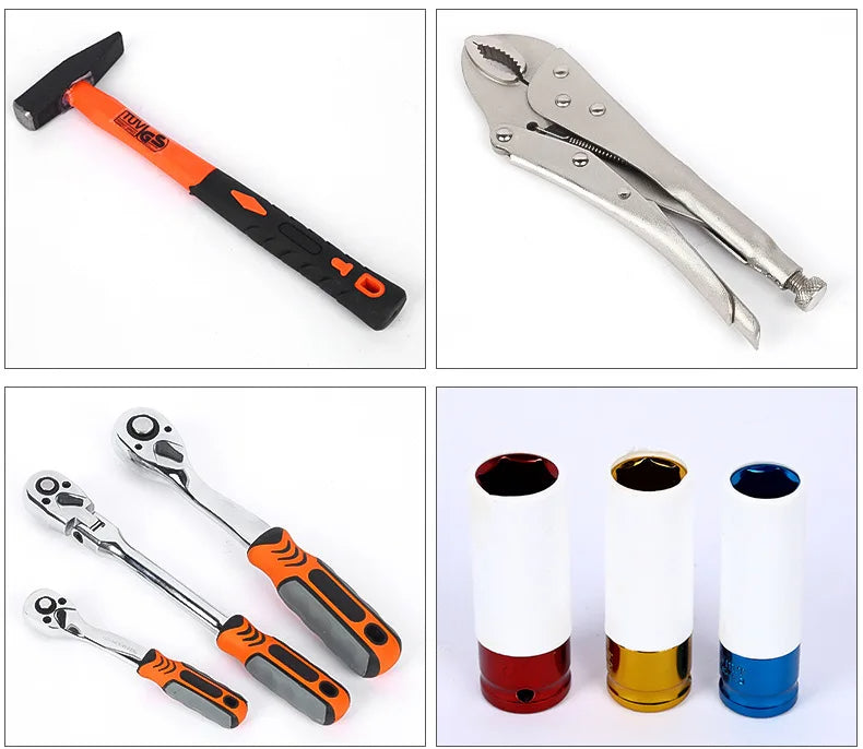 Combination 142-Piece Steam Turbine Repair Set – Wrench & Pliers Tool Kit