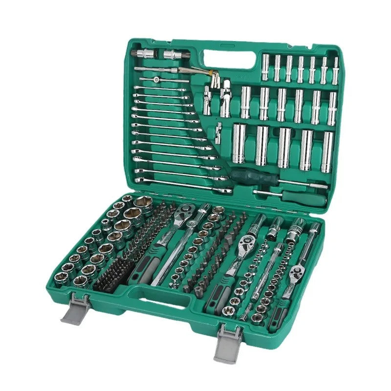 216Pcs Full Set Socket Wrench & Maintenance Toolbox