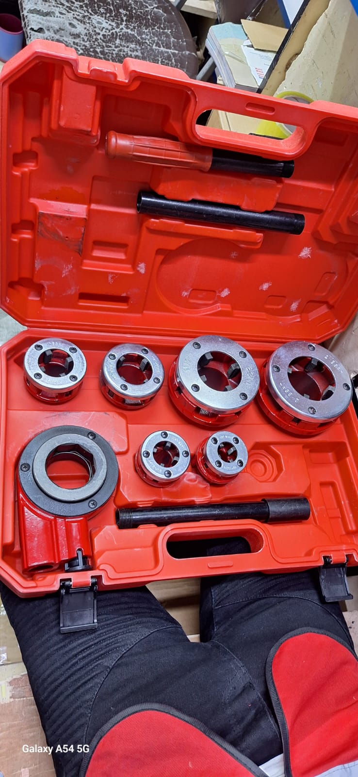 2-Inch Heavy-Duty Die Stock Threading Set – Complete Pipe Threader Kit
