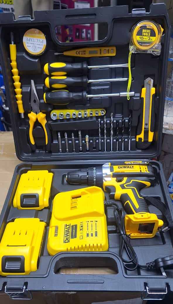 DeWalt 21V Cordless Tool Set – Complete Professional Kit