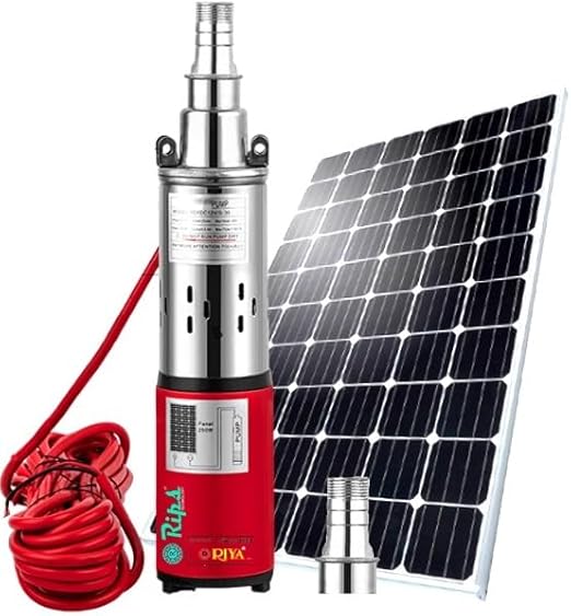 Solar Submersible Water Pump – 24V, 50m Lift, 1500 L/h (Powered by 250W Solar Panel)
