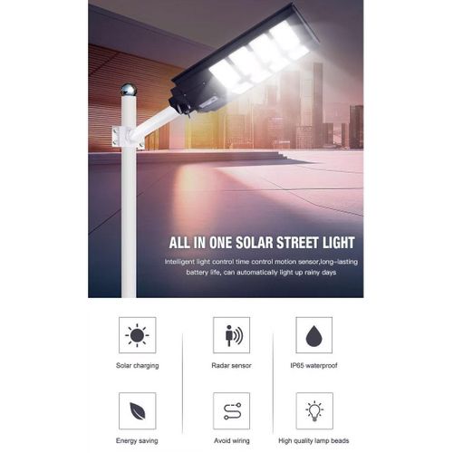 800W Solar Street Light – High-Power Outdoor Illumination