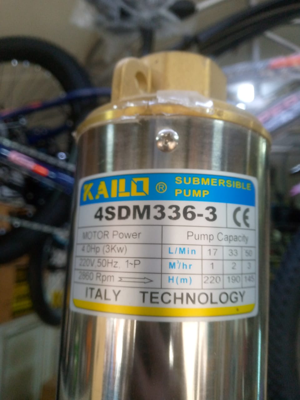 Kailo Submersible Water Pump AC with FREE Float Switch