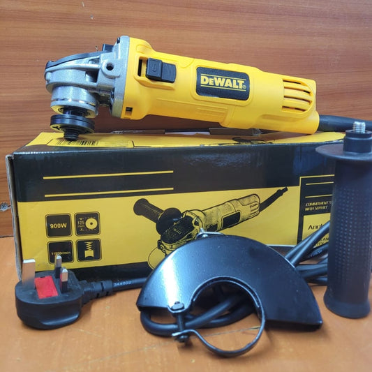 DeWalt 4-Inch (125mm) Angle Grinder – 900W Heavy-Duty Cutting & Grinding Tool