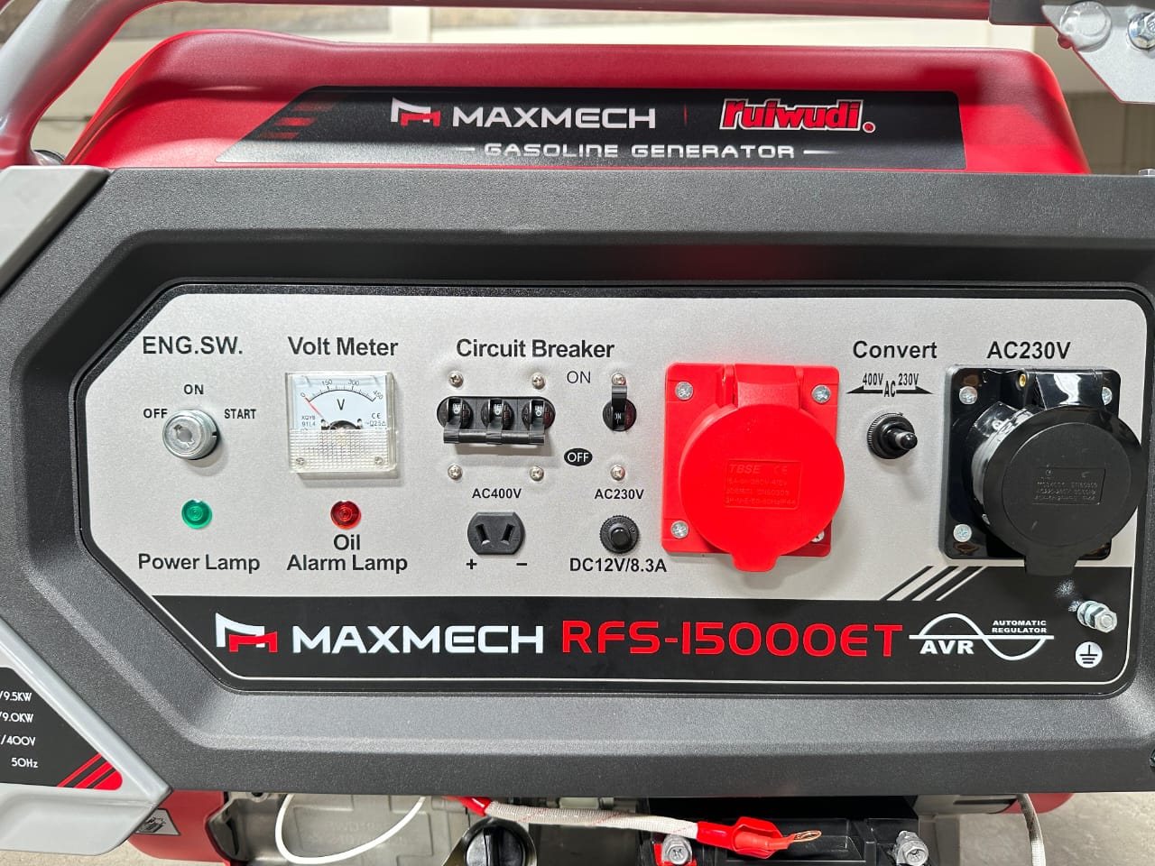 Maxmech RFS-15000ET Welding Generator – Heavy-Duty 16A Welding + Power Generation