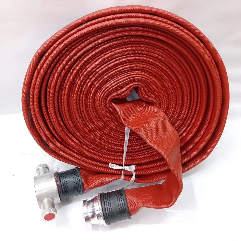 Fire Hose Pipe – Heavy Duty with Couplings (Industrial Grade)