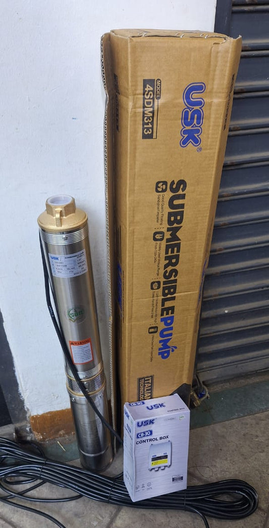 USK 1HP Deep Well Submersible Pump – Model 4SDM313