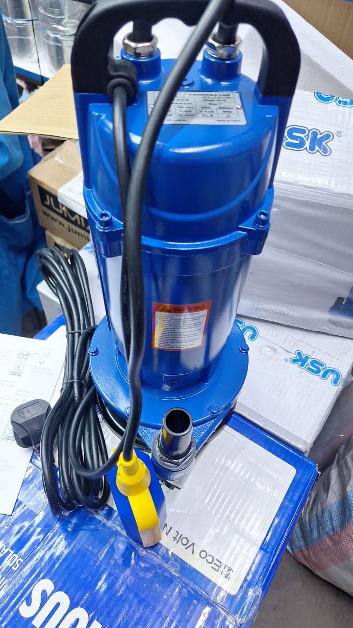 USK 1HP Submersible Water Pump – Heavy-Duty AC Pump with Float Switch