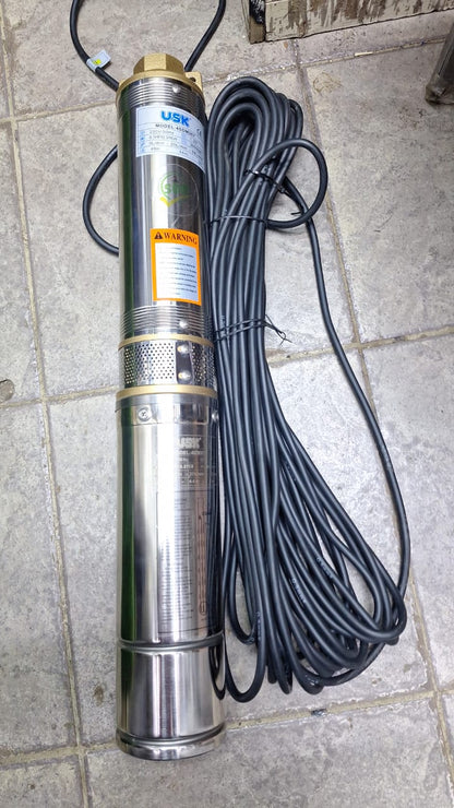 USK 4SDM307 Submersible Borehole Pump – 0.5HP (0.37kW)