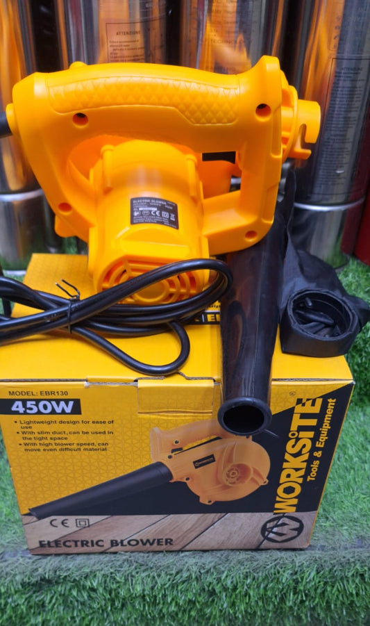 Worksite 450W Electric Blower – Powerful Dust & Debris Cleaner (EBR130)