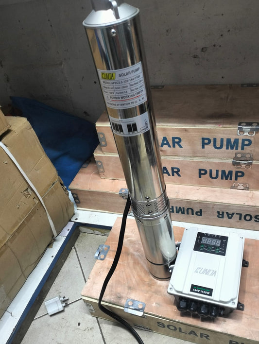 Kunda 4WAR7.5-150-280-2200 Solar Water Pump – 2200W | 150m Head | 7.5m³/hr | 2-Inch Outlet