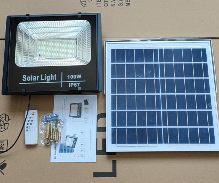 IP65 Solar Flood Lights – 50W | 100W | 200W | 300W
