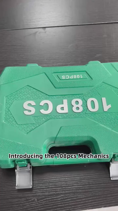 108 Pcs Chrome Vanadium Socket Set